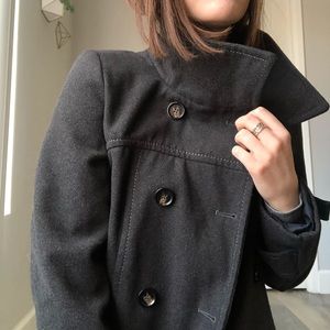 Charcoal Gray Peacoat